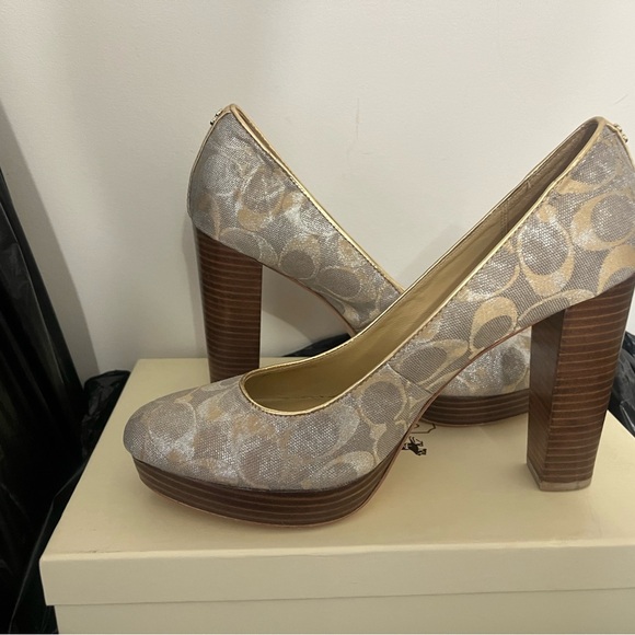 Brown Coach Pumps - Picture 4 of 5